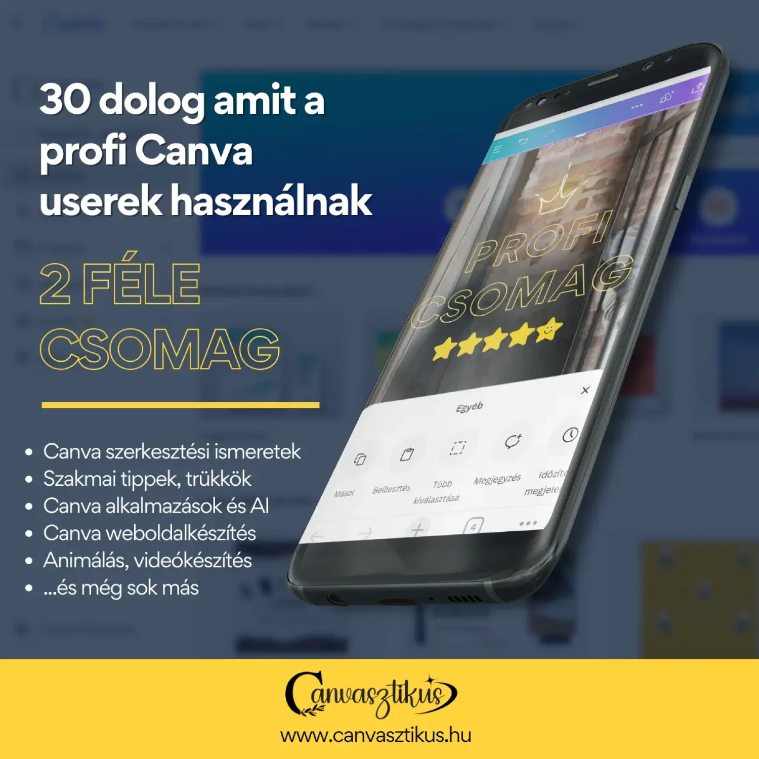 30 dolog amit a profi canva userek hasznalnak